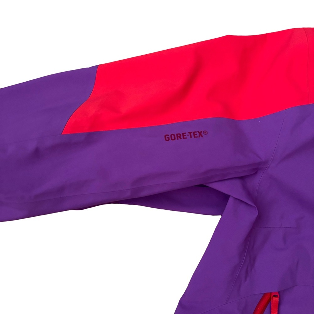 Arc’teryx Women’s Hooded Rain Jacket Gore Tex Purple/Red Size S NWOT - Picture 2 of 8